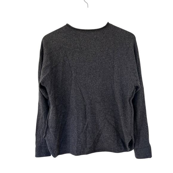 Rossopuro Gray Wool Cashmere Sweater Sz S - Picture 5 of 5